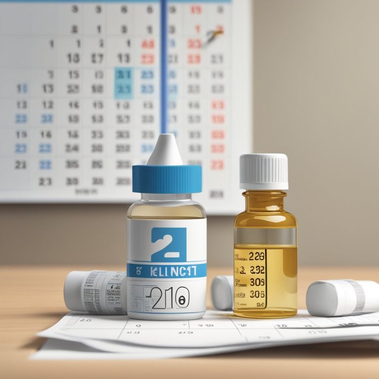 an image of some eye drops with expiration dates on each bottle